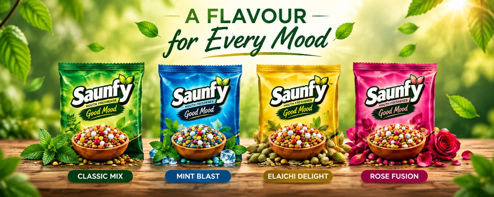 Saunfy flavours